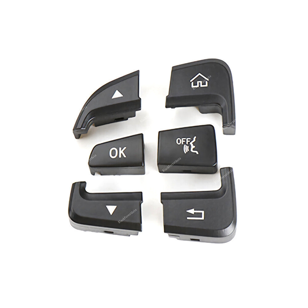 Left Auto ABS Steering Wheel Switch Button Cover Repair Kit for Benz GLC Left Q