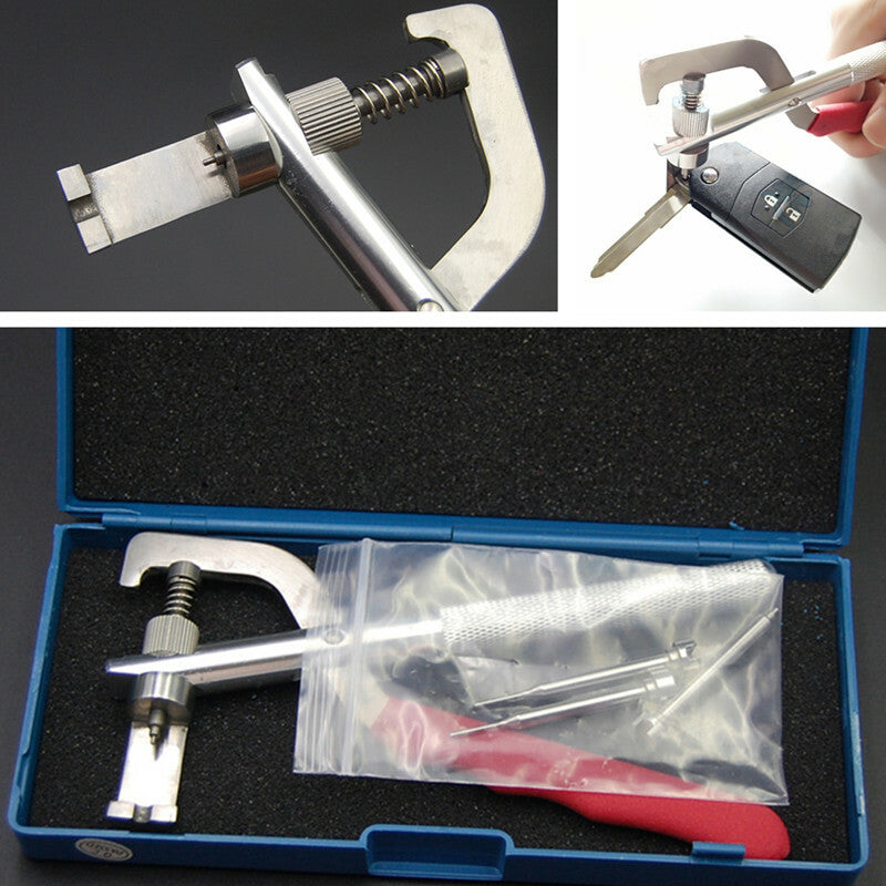 Car Remote Key Blade Pin Disassembling Plier Profession Fix Remove Tools Kit