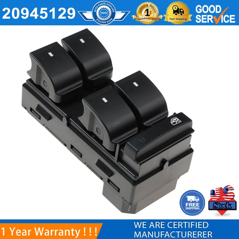 For 07-14 for Chevrolet Silverado for GMC for Sierra Master power window switch driver side