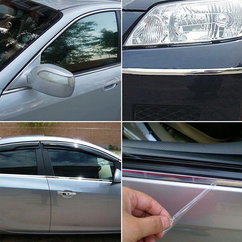 20mm Car & Truck DIY Molded Trim Strips for Body Grille, Windows, Doors, and Bumpers - n