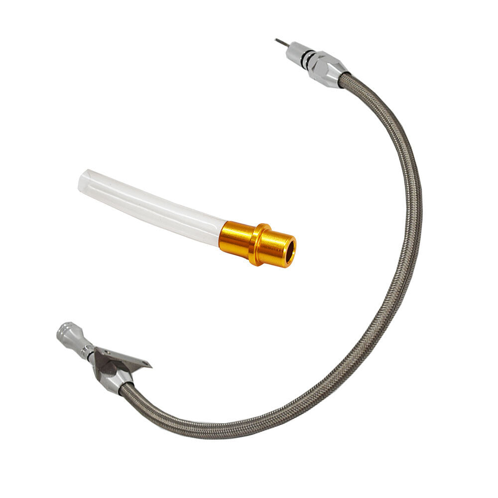 Flexible stainless steel transmission hose suitable for GM TH350 Tranny SBC BBC- n
