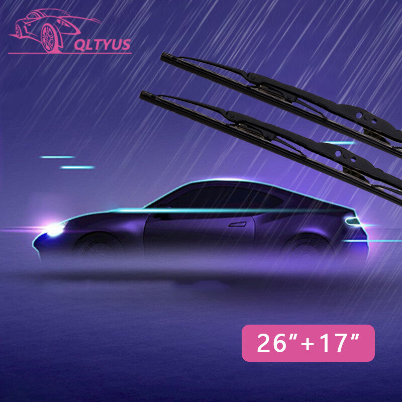 All Season 26 + 17 Wiper Blades size Windshield Front Right Left SET OF 2