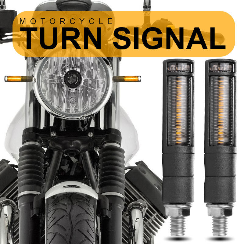 4X Motorcycle LED Flowing Turn Signal Blinker Brake Light Running DRL Universal