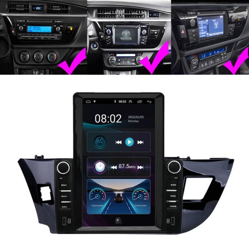 10.1-inch Vertical Stereo Radio for Corolla 2014-2016 with GPS Navigation and Android 10.1- n