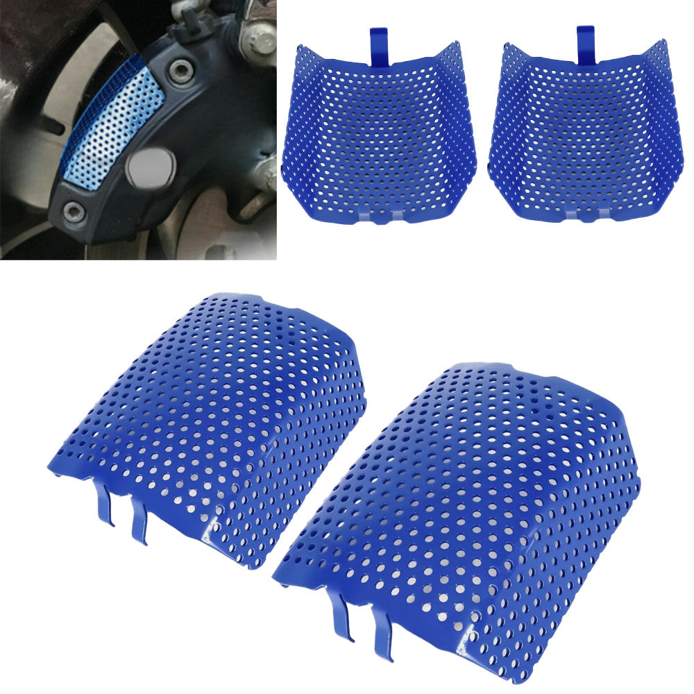 Blue motorcycle front brake caliper insert cover for Harley Touring 2008 - 2023 - n