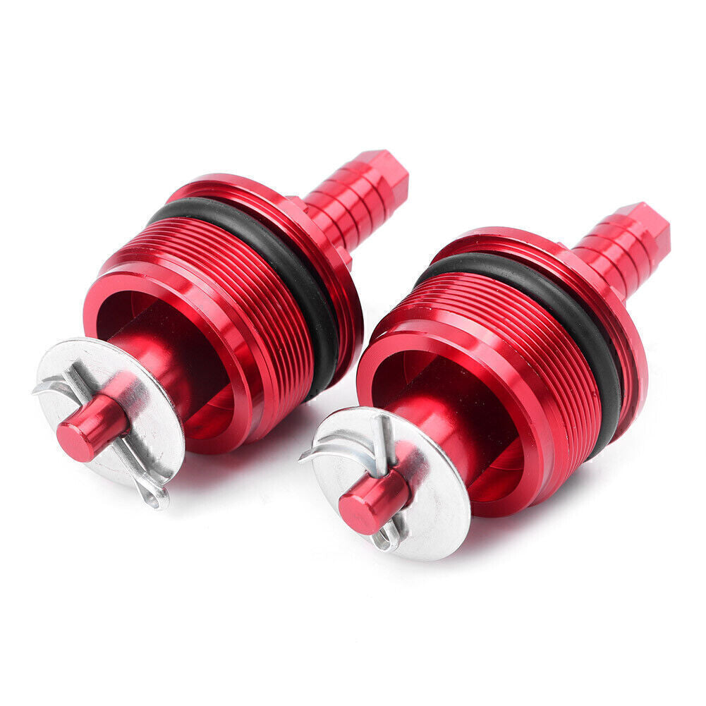 Fit for Honda CMX250CNC Front Shock Absorber Regulator Adjuster Bolt Screw RED Q