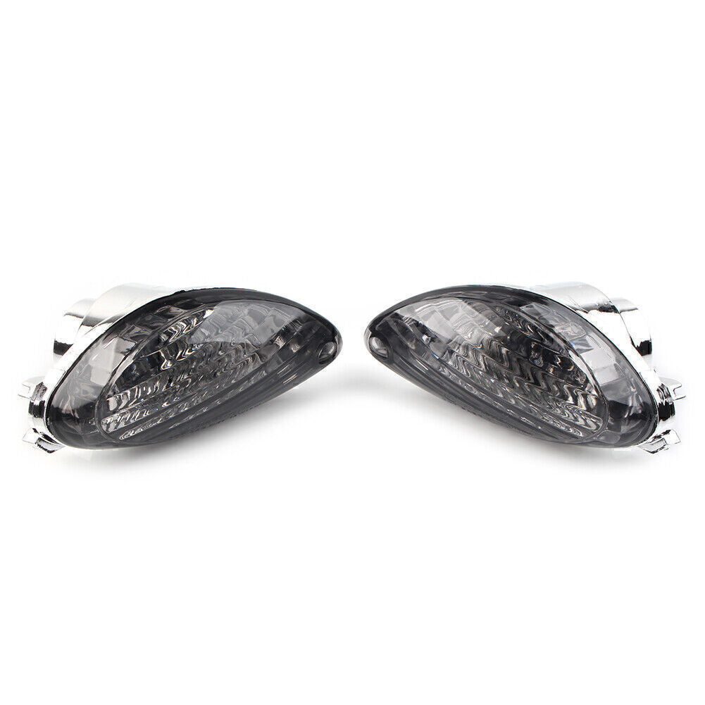 2X Smoke Turn Signal Indicator Light Lens for Suzuki Hayabusa GSX1300R 2008-10 Q