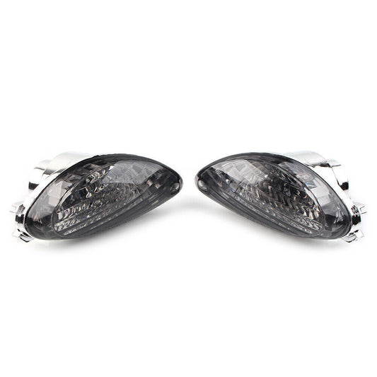 2X Smoke Turn Signal Indicator Light Lens for Suzuki Hayabusa GSX1300R 2008-10 Q