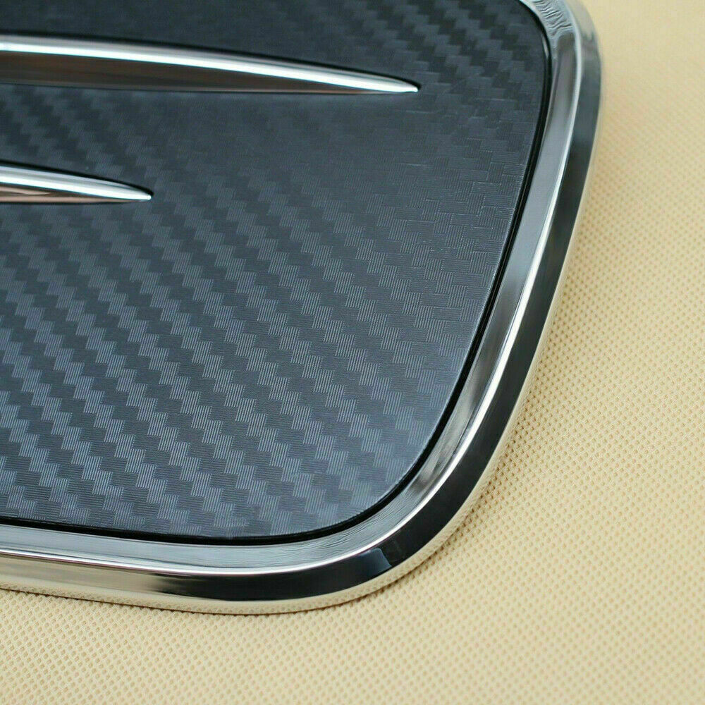 Carbon Fiber Look Fuel Tank Cap Oil Gas Cover Trim for Honda CR-V CRV 2017-2022