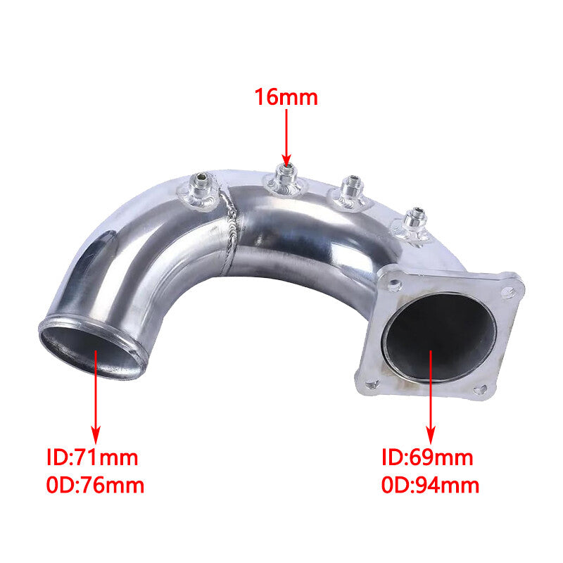 High Flow Air Intake Elbow Tube for 1998.5-02 for Dodge for Ram 3500 5.9L Diesel Q