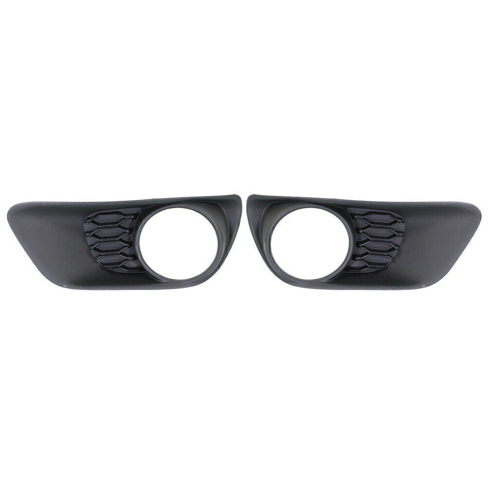 2pcs Front Bumpe Fog Light Lamp Bezels Cover Fit 2011-2017 for Dodge Caravan