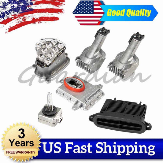 Right US Set Xenon Ballast Bulb LED Module Diode Kit for BMW 5 Series 528i 535i