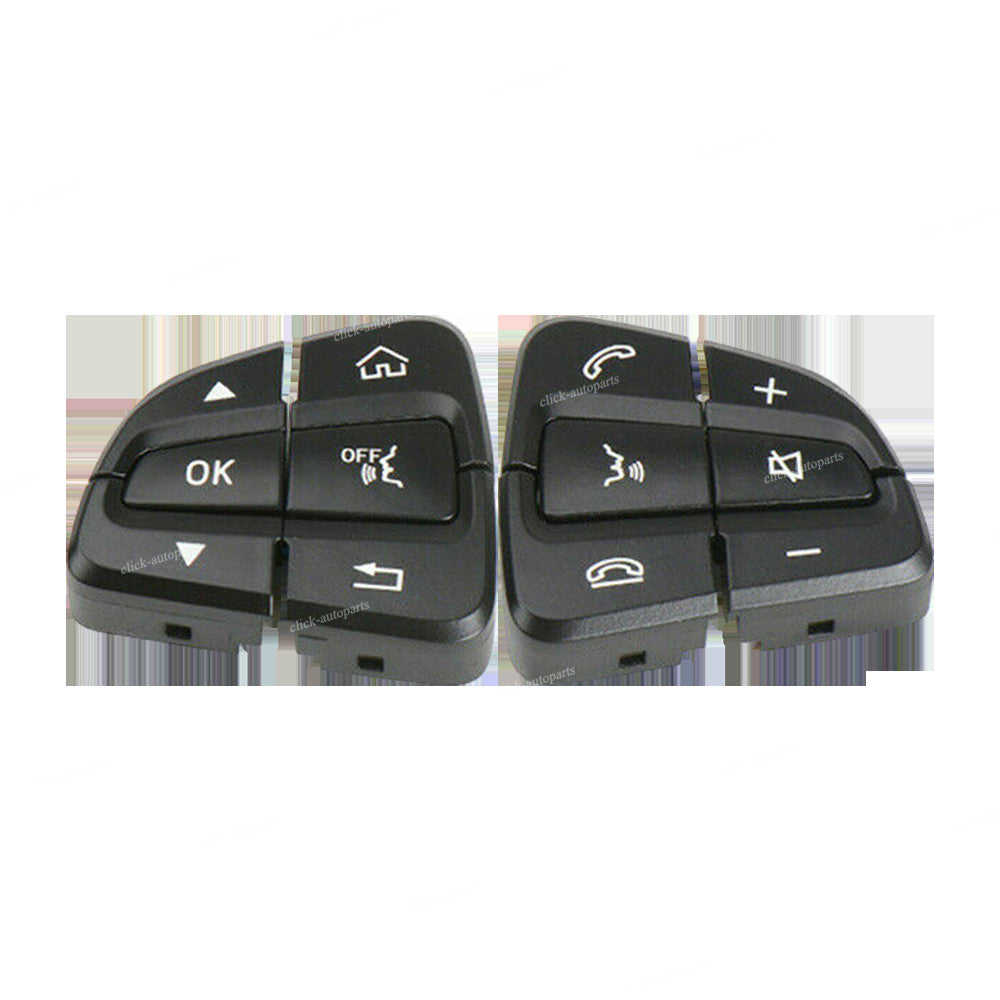 2PC RHLH Fits for Benz 15-19 GLC W205 Steering Wheel Switch Button Cover Repair Kit Q