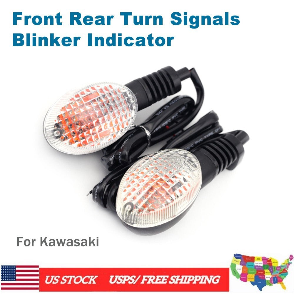 for Kawasaki KLX 230/SM 125 150 250/SF Front Rear Turn Signals Blinker Indicator Q