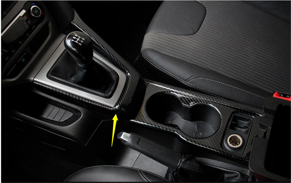 Carbon Fiber Middle Console Gear Shift Frame Trim  for ford  Focus ST RS 2012-2014 Q