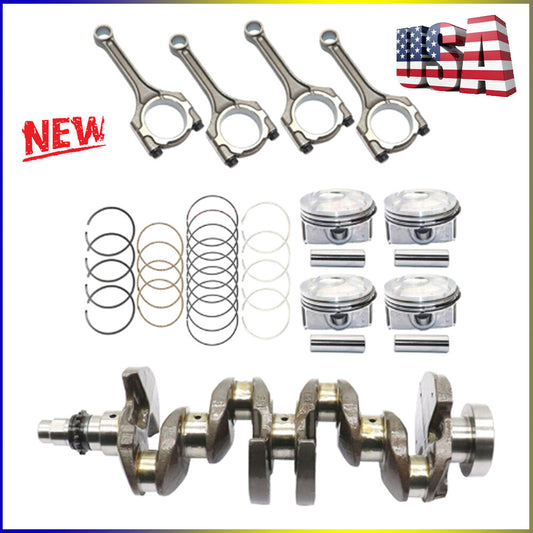 Crankshaft+Connecting Rod+Engine Piston Kit For 12-17 for Veloster Accent Rio 1.6L