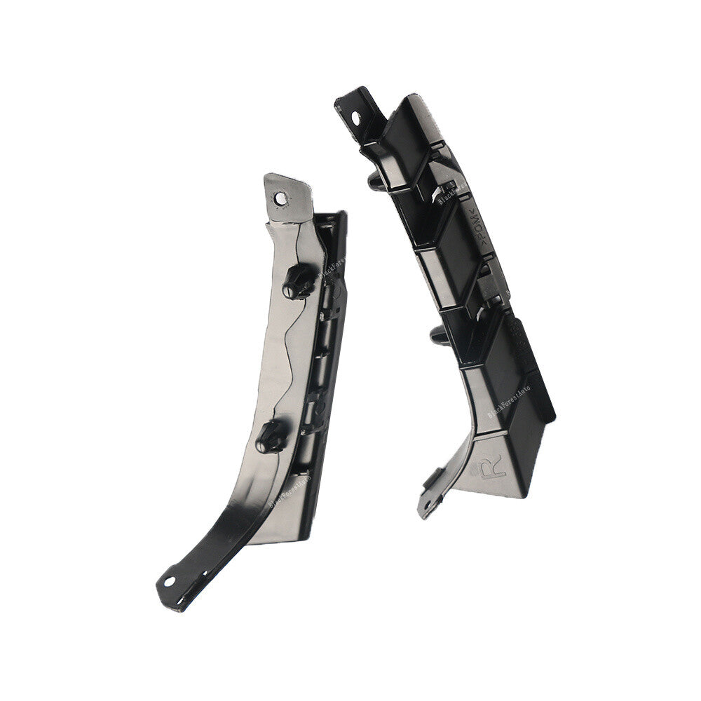 1Pair ABS Black Right+Left Side Bumper Cover Guide Front Fits for BMW for X5 2003-06 Q