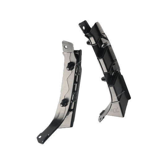 1Pair ABS Black Right+Left Side Bumper Cover Guide Front Fits for BMW for X5 2003-06 Q