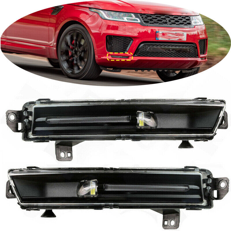 Pair Front Fog Driving Light Daytime Runing Lamp for Range Rover Sport 2018-2020 Q