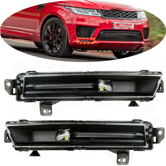 Pair Front Fog Driving Light Daytime Runing Lamp for Range Rover Sport 2018-2020 Q