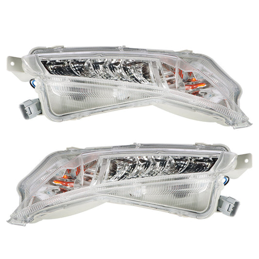 Right + left LED daytime running lights are applicable to 2015-2017 for Camry XLE 2.5L models. n