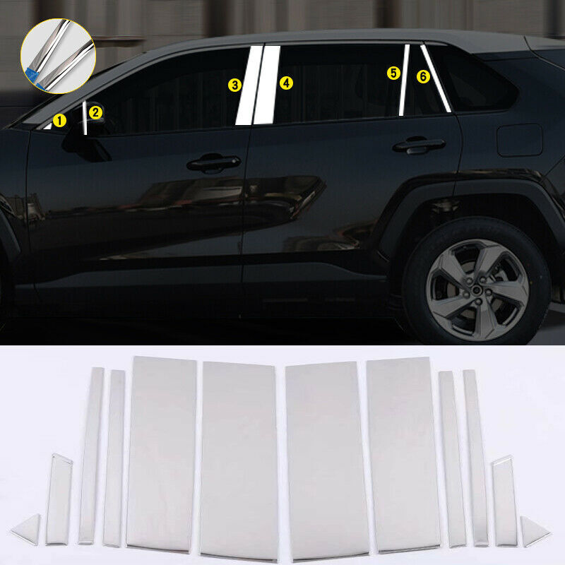 for Honda CRV CR-V 2017-2021 Carbon Fiber ABS Inner Door Panel Stripe Cover Trim v