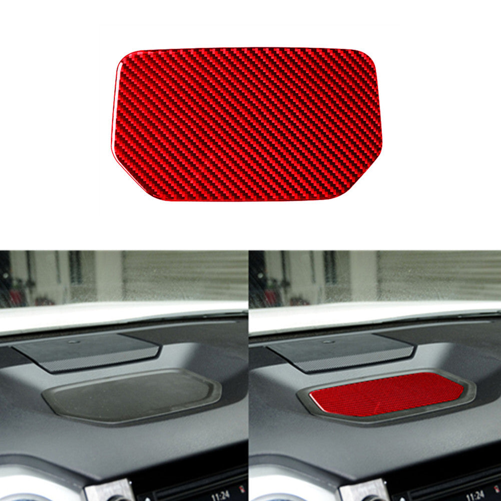 For 6Series E63 E64 2004-10 Red Carbon Fiber Central Console Set Cover Trim v