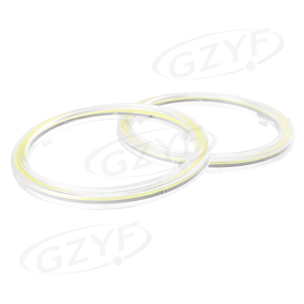 2x 100mm 12V-24V Angel Eyes 117 COB Halo Ring Light Car LED Headlight