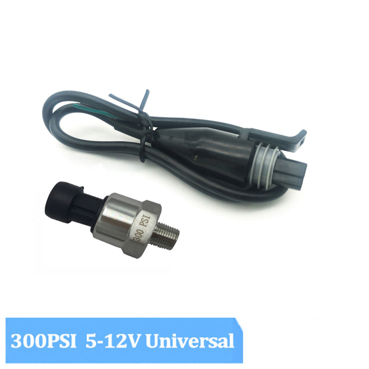 0-300 PSI Pressure Sensor Oil Fuel Air Water Pressure Transducer Sender Gauge Q