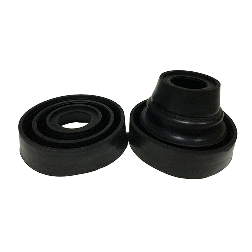 2X LED HID HEADLIGHT DUST COVER RUBBER WATERPROOF HOUSING CAP 80 90MM UNIVERSAL Q