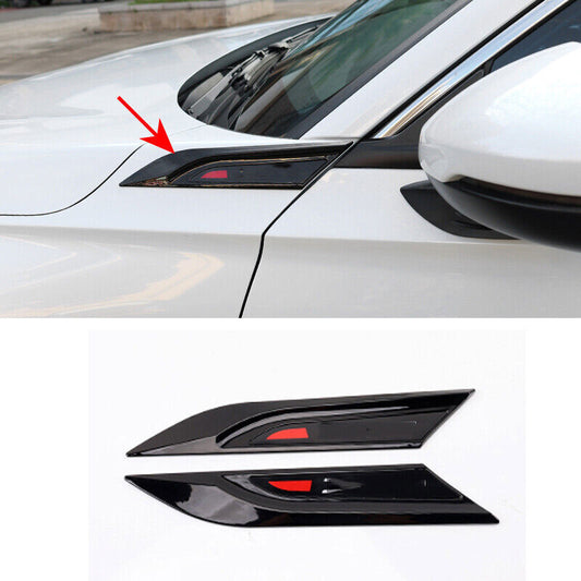 1Pair Front Bumper Tow Hook Eye Cap Cover for Prius Prime 2017-20www- v