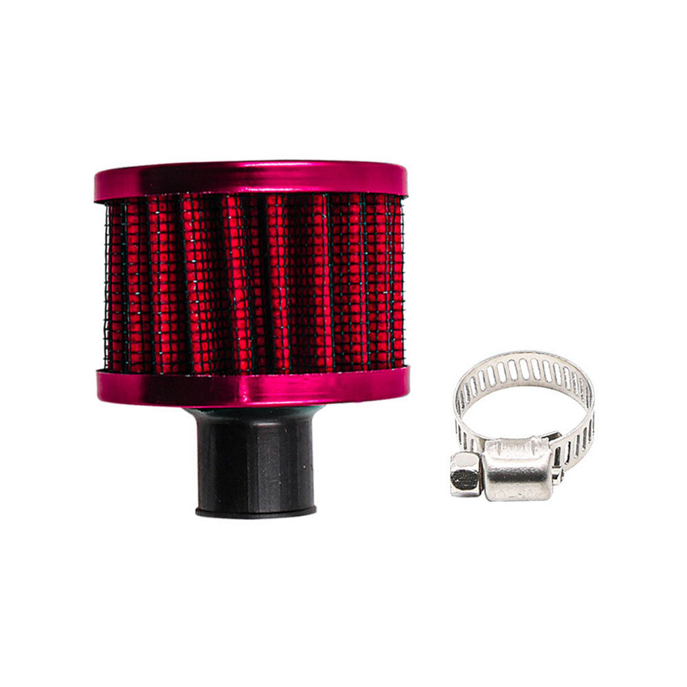 All Red 1/2 12mm UNIVERSAL Crankcase Vent Value Cover for Mini Air Breather Filter Q