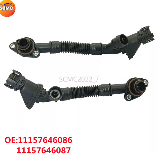 Left Right Crankcase Vent Hose for BMW F10 F02 550i 650i 750i Hybrid 7 E70 4.4