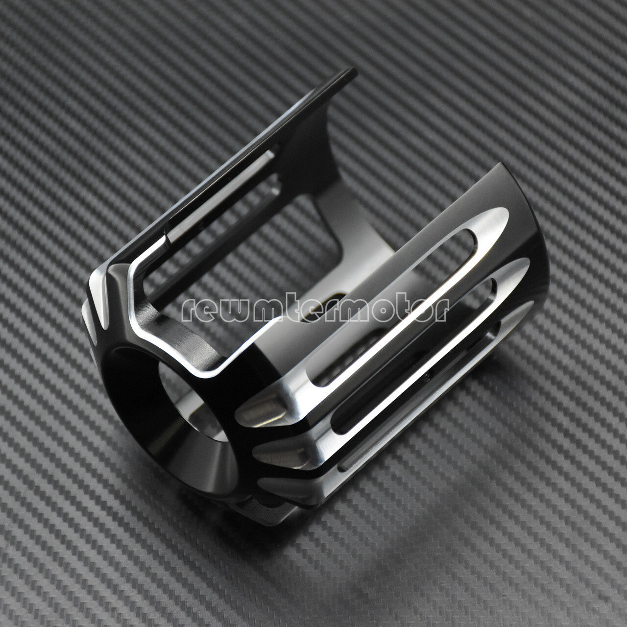 Motorcycle Black CNC Aluminum Cut Oil Filter Cover Fit For Touring Softail Dyna Q