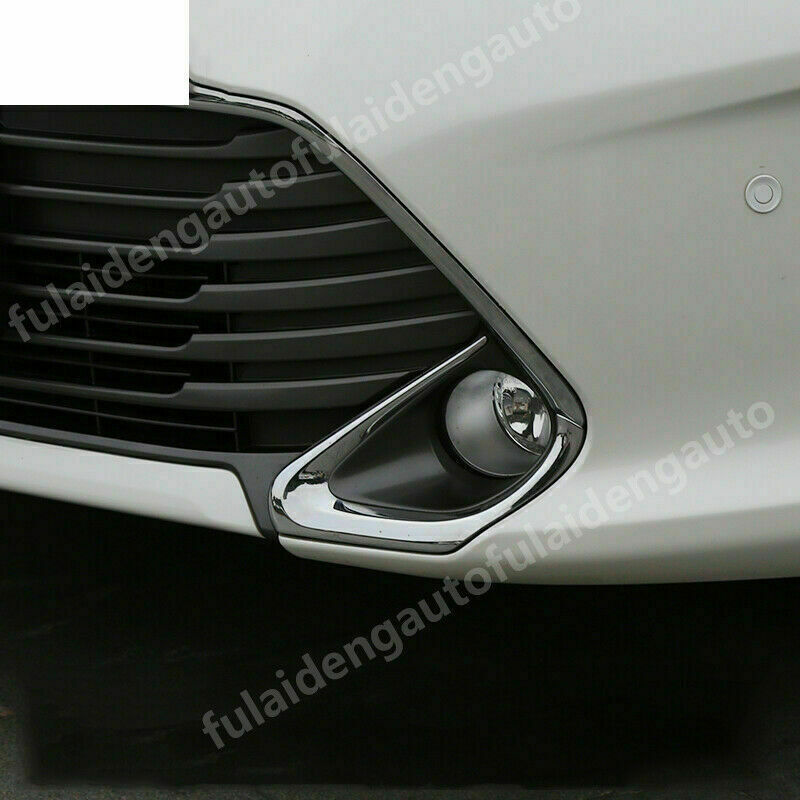 for Toyota for Camry 2015-2017 ABS Chrome Front bumper Fog Light Trim decorate Cover