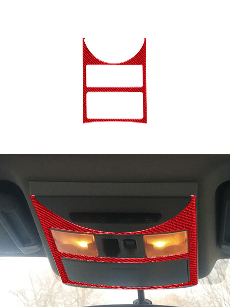 2Pcs Carbon Fiber Floor Console Storage Panel Cover Trim for LEXUS RX330 RX350 v