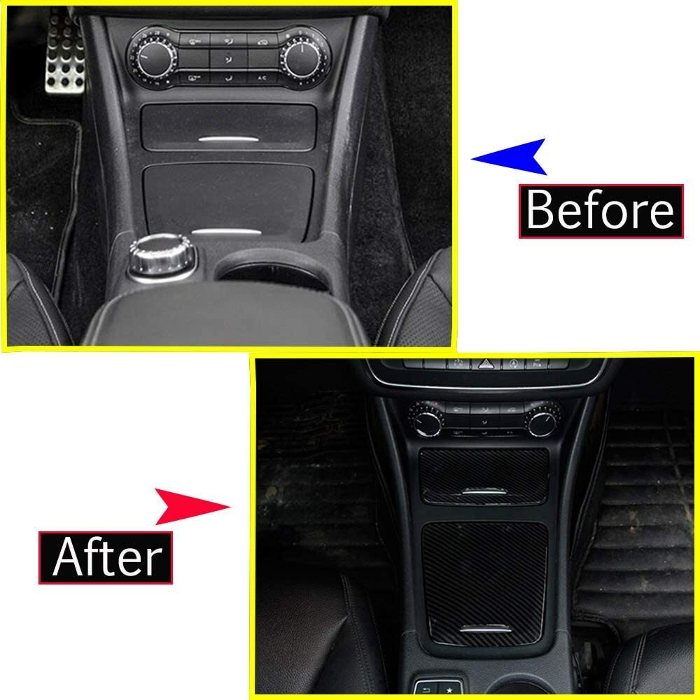 Center console storage box cover trim for GLA CLA 2013-18 A-Class - n