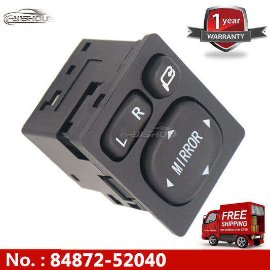 84872-52040 Exterior Rearview Mirror Power Switch Folding Applicable to for Toyota for Lexus