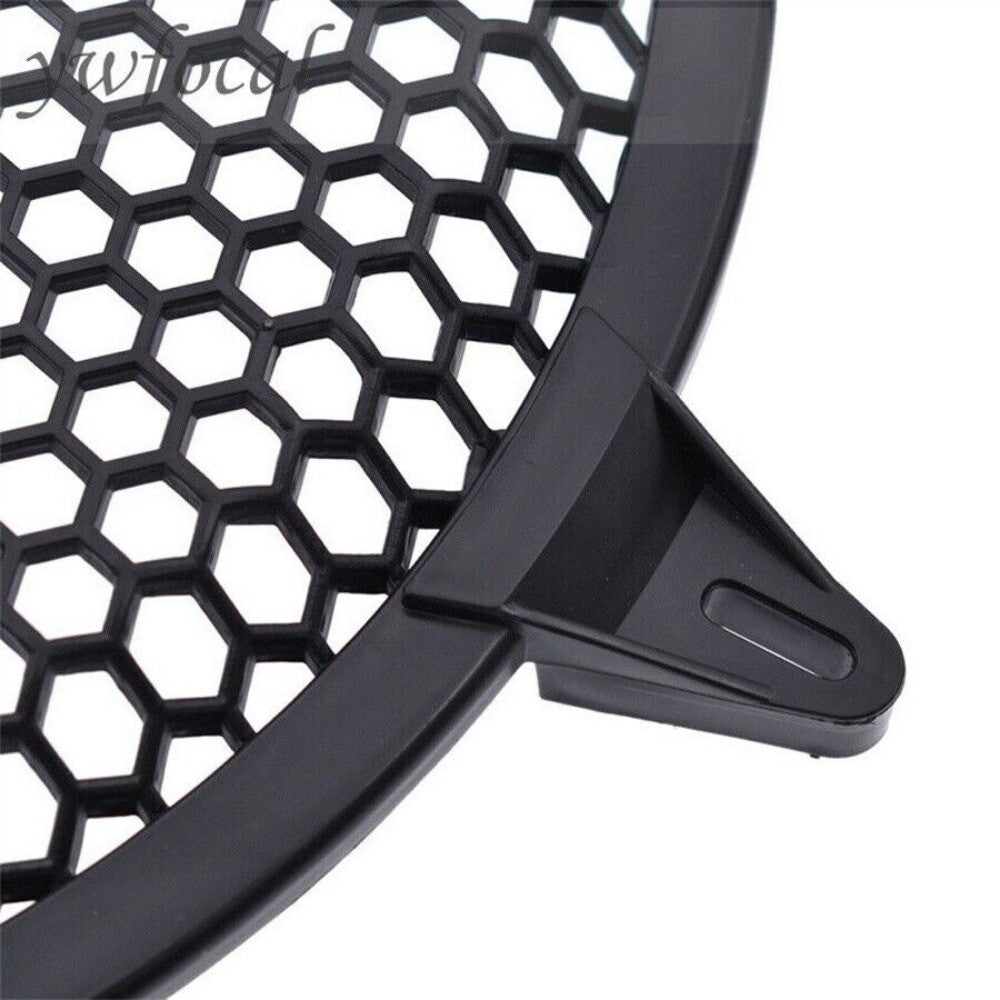 2pcs/set Car Speaker Cover Plastic Mesh Sub Woofer Subwoofer Grill Protector 12 n