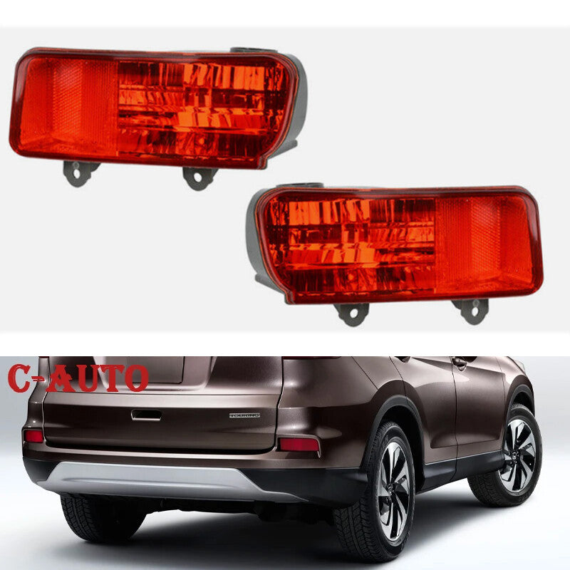 1 Pair Rear bumper Reflector Lights Fog Lamp No bulbs for Honda CRV 2015 2016 v