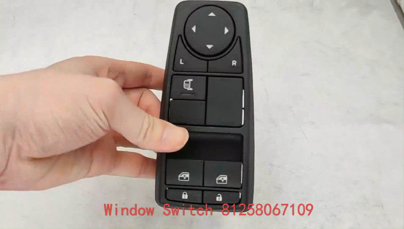 Power Master Window Control Switch 81258067109 for MAN TGA TGX TGS 81258067094 v