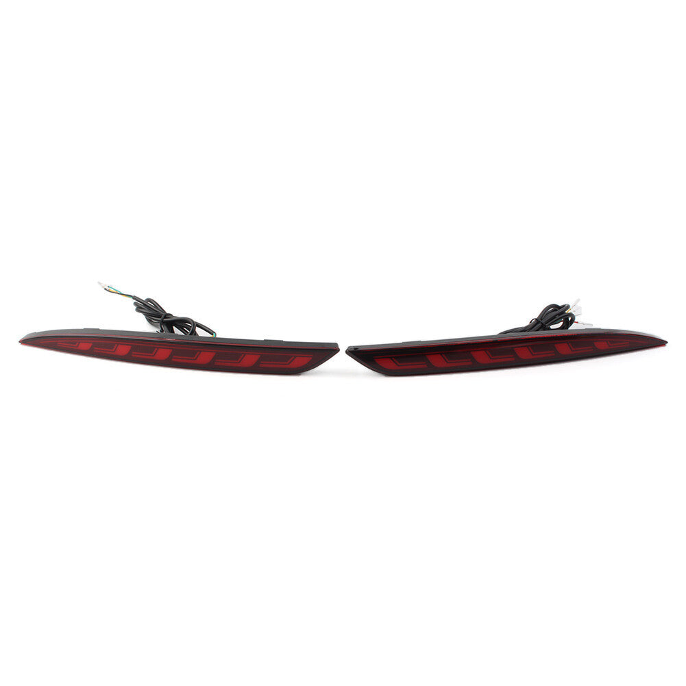 Rear Brake Light Dynamic Turn Signal Reflector for Tesla for Model Y 2020-2022 Red