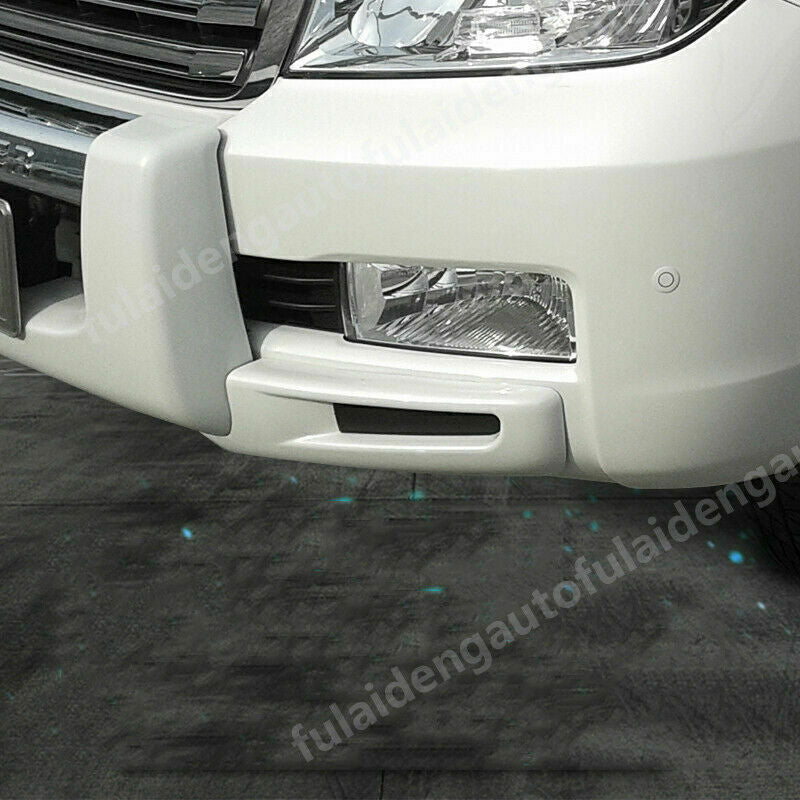 for Land Cruiser LC200 2008-2011 Pearl White Bumper Corner Guard Molding Trim 2X Q
