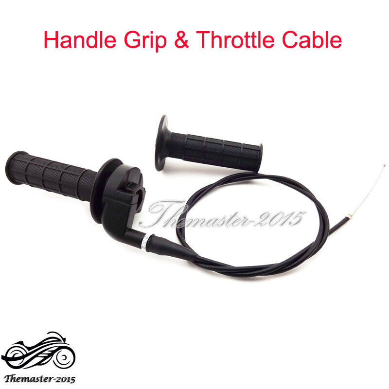 Twist Throttle Hand Grips Cable Set For ATC 110 125 185 185S 200 250R 3 Wheeler Q