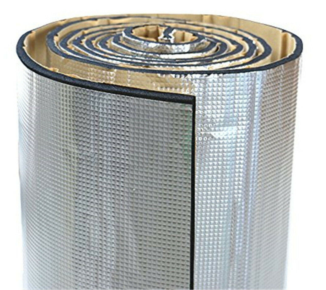 Dynamat Sound Deadener Cotton Heat Shield Hood Insulation Mat W/Aluminum Sheet