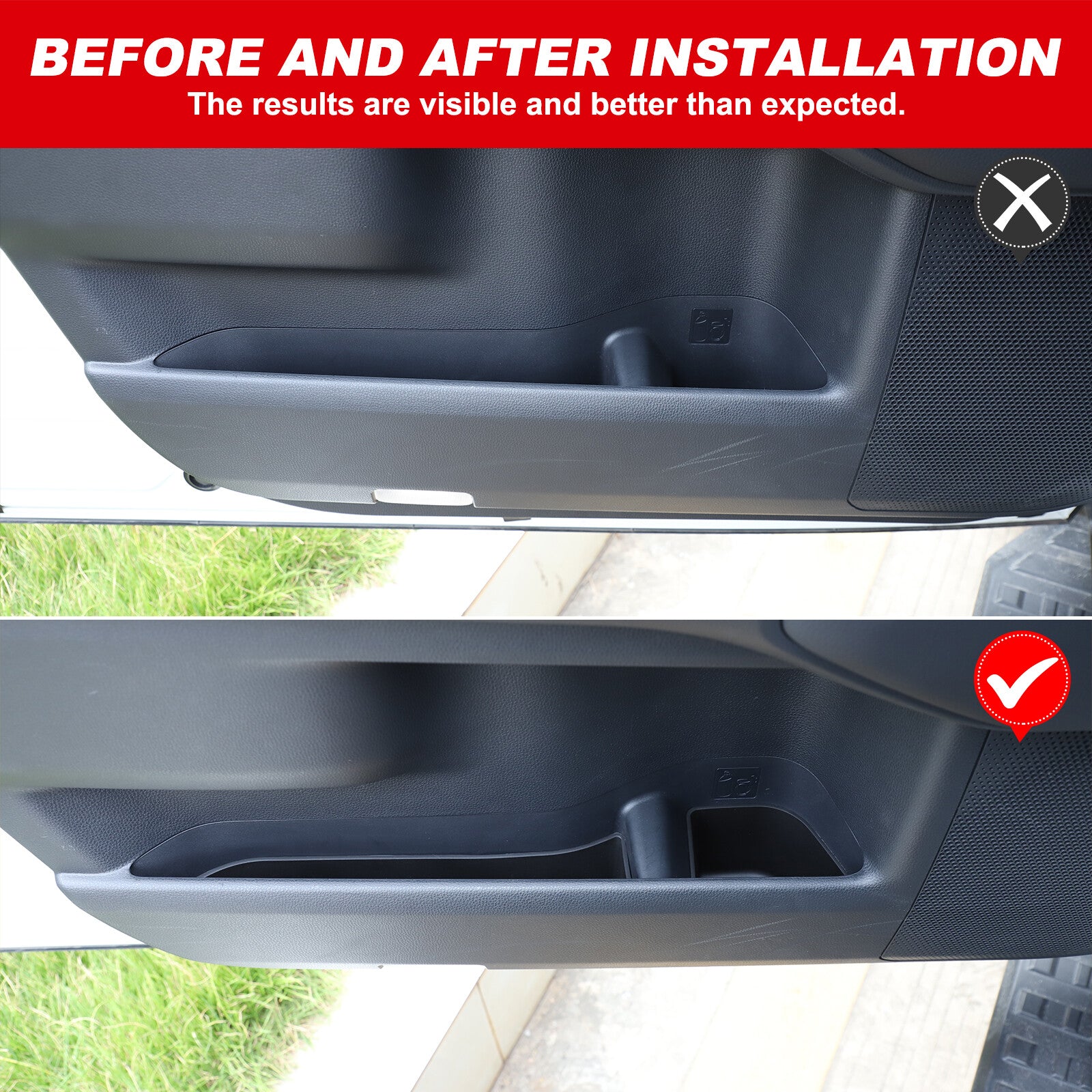 Silicone door slot storage container box suitable for Land Cruiser Prado LC250 24+- n