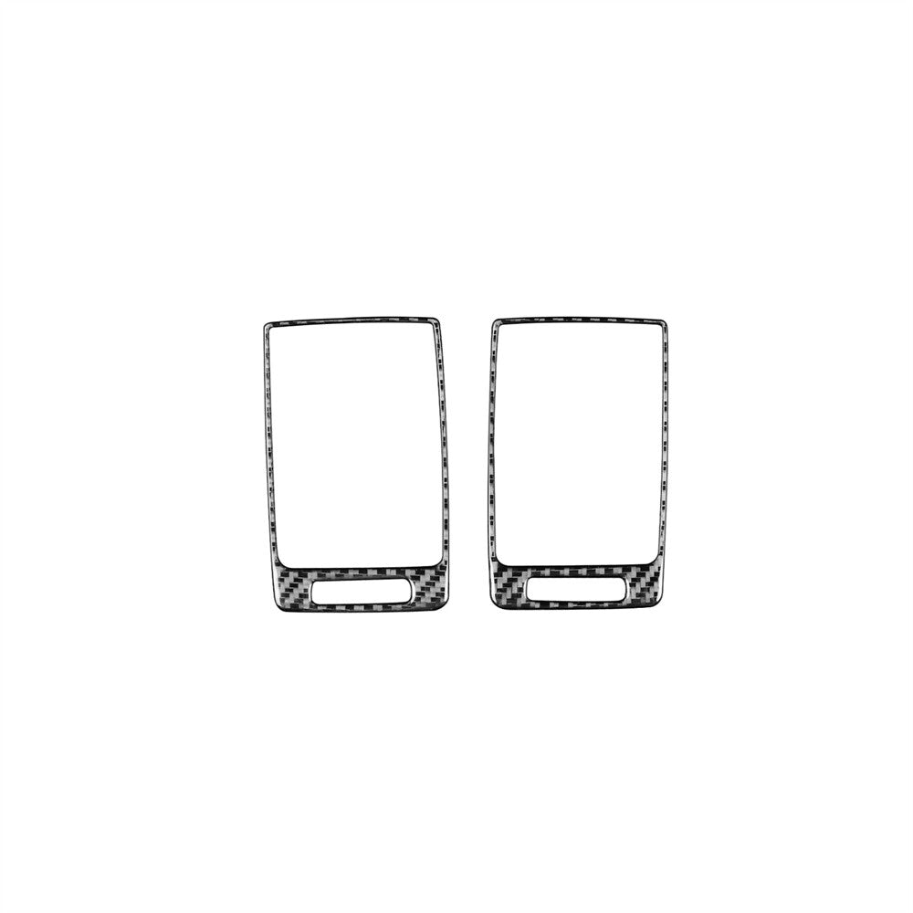 2¡ÁSoft Carbon Fiber Side Air Vent Outlet Cover Trim for Honda CR-V CRV 2007-2011