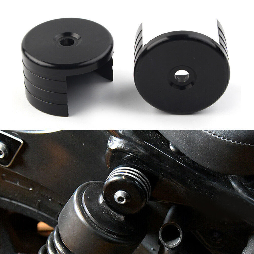 Black Rear Shock Absorbers Cap Guard Cover for Honda REBEL CMX 500 2017-2020