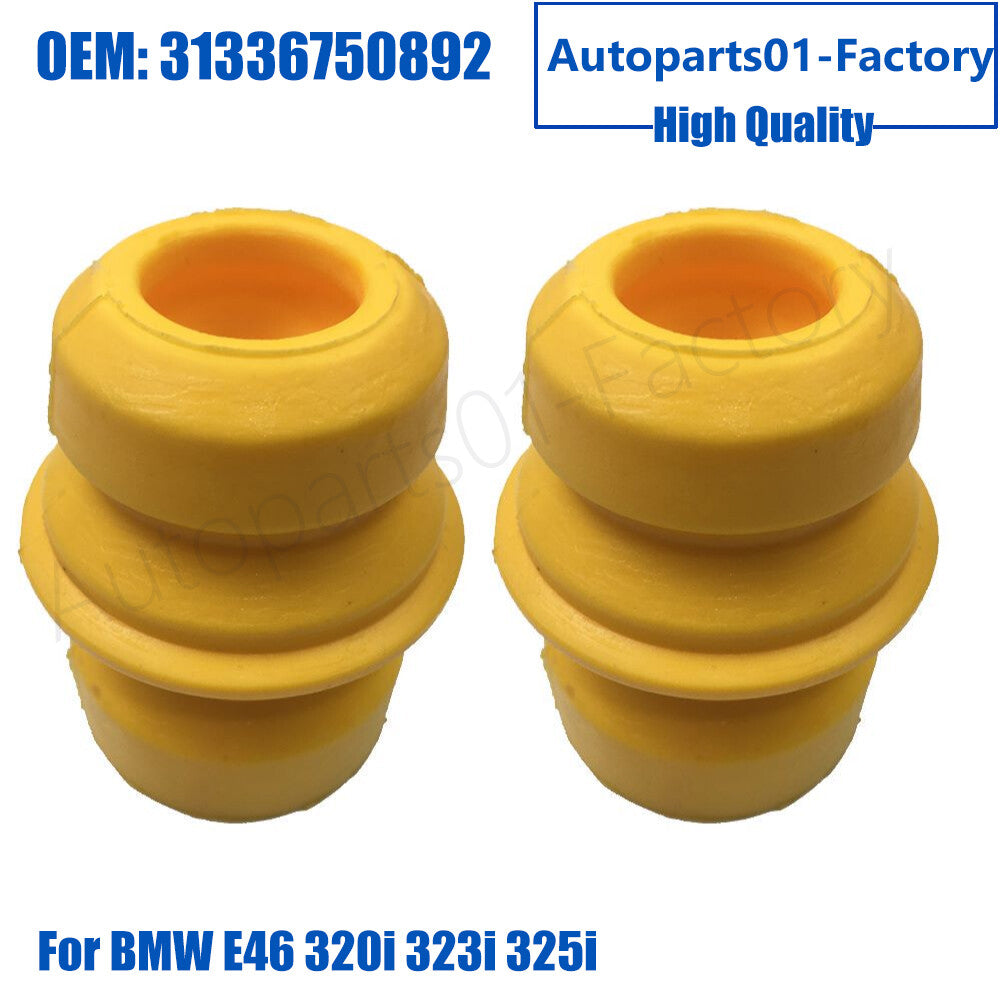 2PCSFront Buffer Rubber Shock Absorber Cushion Rubber for BMW E46 320i 323i 325i