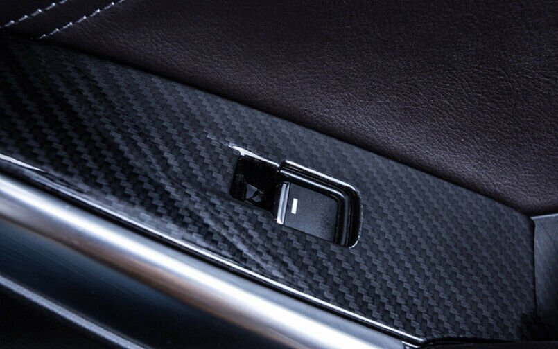 4P for Mazda 6 Atenza 2014-2016 carbon fiber Window lift panel switch cover trim